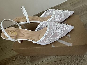 soft shell: Туфли, 36, Zara, Новый, цвет - Белый — 2