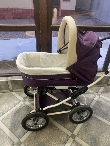 детские коляски бишкек цена: Коляска, цвет - Фиолетовый, Б/у