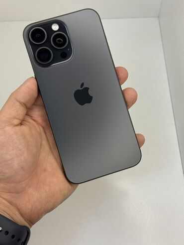 Apple iPhone: IPhone 15 Pro Max, Б/у, 256 ГБ, Black Titanium, 86 % — 1