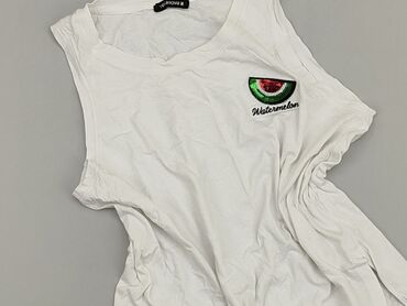 spódnice biała letnia: T-shirt, Terranova, M, stan - Zadowalający