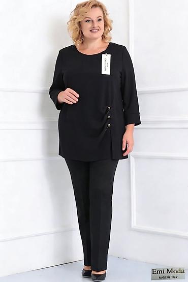 Bluze: Ženska bluzica/pončo „Emi Moda“ – Made in Italy - Kroj: širok, pončo — 7