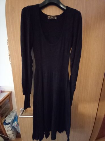 crna zimska haljina: Haljine