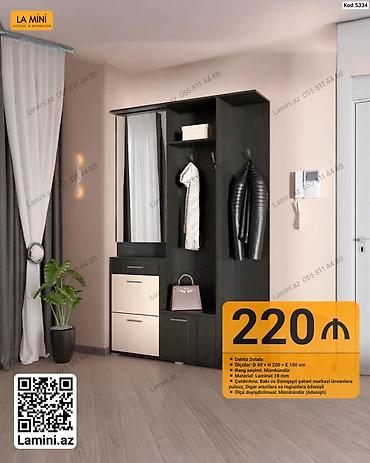 kicik skaf: Dəhliz dolabı – minimalist dizaynlı, funksional giriş mebeli — 1