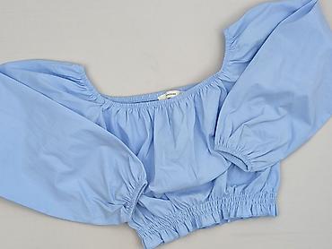 niebieski: Bluzka damska, rozmiar XS — 1