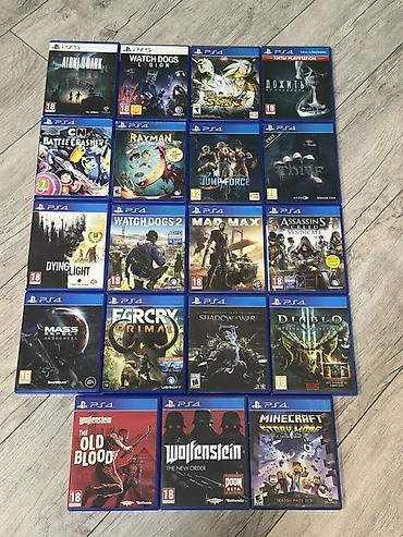 PS4 və PS5 üçün orijinal disk formatında oyunlar toplusu. Daxildir: - lalafo.az -da PS4 və PS5 üçün orijinal disk formatında oyunlar toplusu. Daxildir: -
