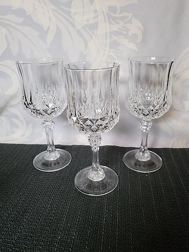 Čaše: Case kristal za vino d,argues francuske iz 80ih.god. Case kristal za — 7