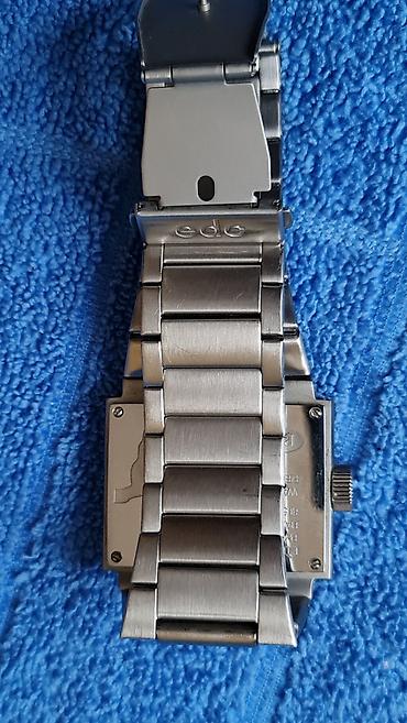 Ručni satovi: EDC by Esprit muški ručni sat – pravougaono kućište i čelična — 10