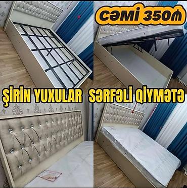 aqlay daş: Qaldırma mexanizmi və içi saxlama bölməli ikinəfərlik çarpayı — 1