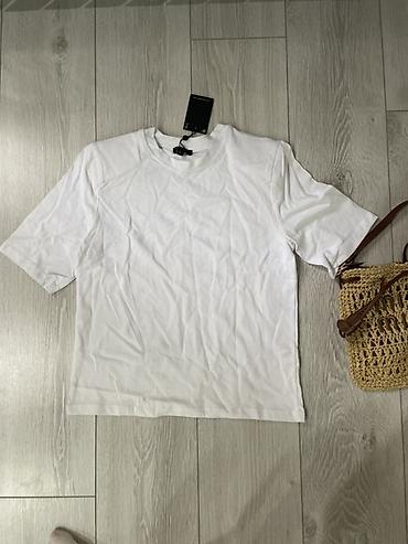 atom total: Футболка, Классическая модель, Турция, Massimo Dutti, Хлопок, Новый, S — 1