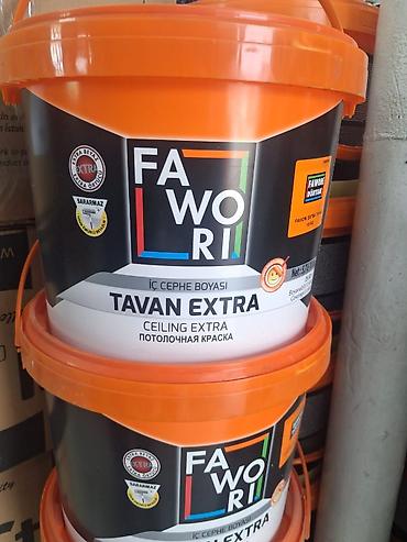 шпаклевать: Краска для потолков Fawori Tavan Extra (Ceiling Extra).Турция. - — 1