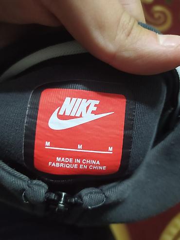 оверсайз одежды: Мужская толстовка, M, Nike, Новый, цвет - Серый, Самовывоз — 2