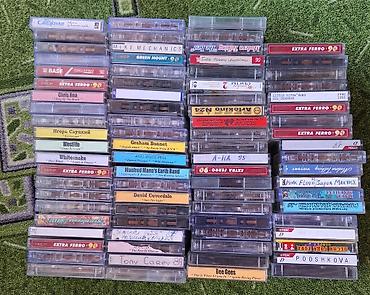 CD, DVD дисктер: Коллекция аудиокассет 82 штуки с записями зарубежной и отечественной — 1