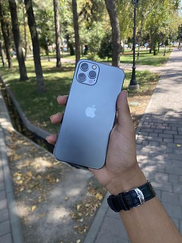 оригинал зарядка: IPhone 12 Pro, Б/у, 128 ГБ, Графит, 73 % — 1