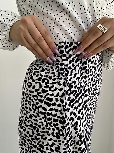 Юбки: Юбка миди с разрезом сбоку От 300 сом, оптом 250 сом в наличии 350 шт — 7