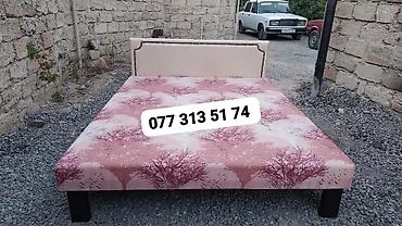 carpayi basliqlari: Təzə çarpayılar. 1 nəfərlik çarpayılar 60manat. 2 nəfərlik taxt — 4