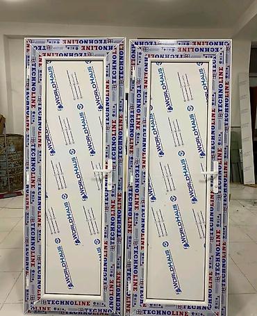 Plastik qapılar: Yeni Plastik qapı Çərçivə ilə, Zəmanətsiz, Ödənişli quraşdırma, Ödənişli çatdırılma, Ünvandan götürmə — 8