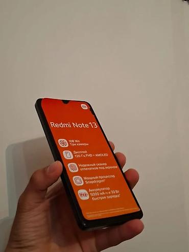 Redmi: Xiaomi Redmi Note 13 – qutu və aksesuarları ilə. Açılmayıb. - Model — 14