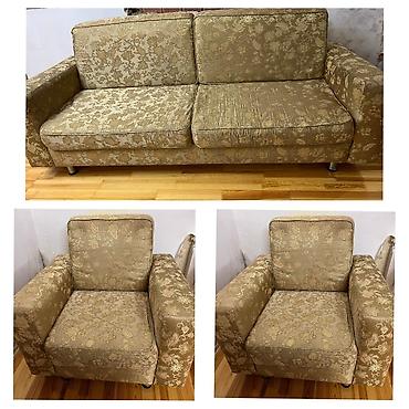 Digər mebel: SvncEndirimm. Divan,2 kreslo satılır 150 azn.Açılmır,baza yoxdur.Dəst — 1