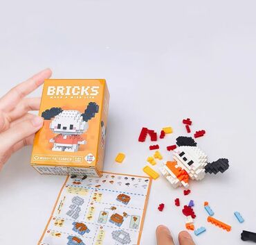Игрушки: Мини Bricks по 80 сом Размер 4,5 × 5,2 × 2,5 см Цветы от 100 сом и