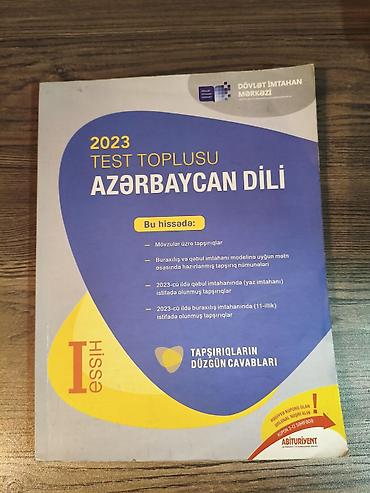 Книги и журналы: Azərbaycan dili – 2023 Test Toplusu
Kitab təptəzə vəziyyətdədi — 1