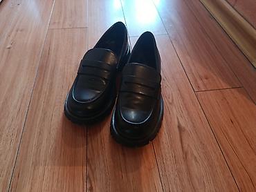 Женская обувь: Женские лоферы черные (penny loafer) состояние отличное идеально — 1