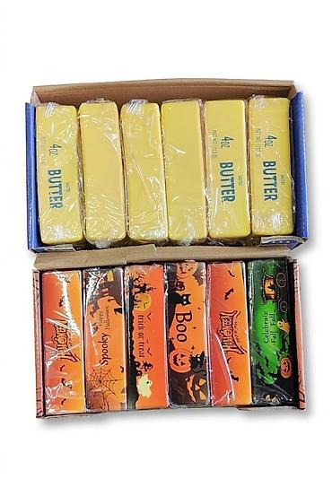 картонные коробки: Набор бумажных обёрток для сливочного масла (стики 4 oz/113 г) — 1