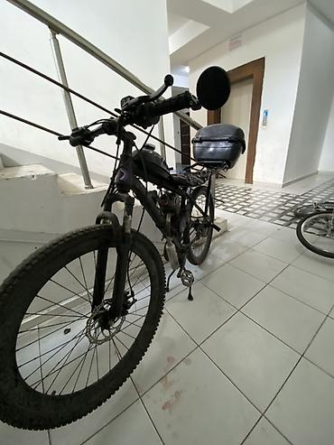 velosiped motor: Benzin mühərrikli hibrid velosiped - Çərçivə: dağ velosipedi tipli — 2