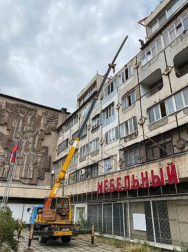 Услуги автокрана: Кран услуга 5-этажга жук которобуз Тар жерлерге кирип которобуз 500 — 5