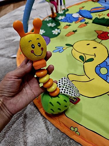 Другие игровые комплексы: Развивающий коврик с дугами и подвесными игрушками для малышей - — 5