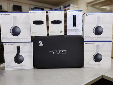 charging station: Playstation 5 aksessuarlari. Tam yeni, bağlı qutuda. 1. Ps5 headset