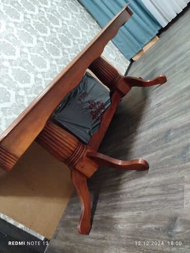 Столы и стулья для зала: Стол и стул для зала, Б/у, Самовывоз, цвет - Коричневый — 6