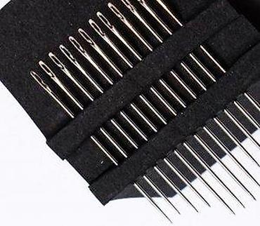 Igle za šivaće mašine: Samonitkujuće igle “One Second Needles” – set - Inovativna ušica sa — 16