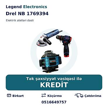 olcu lazeri: Elan başlığı: Drel NB 1769394 Elan mətni: Legend Electronics Drel NB — 1