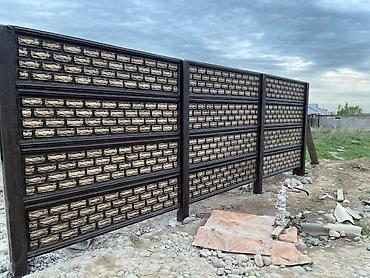 Бетонные еврозаборы: Декоративные секционные заборы из железобетона - Материал — 18