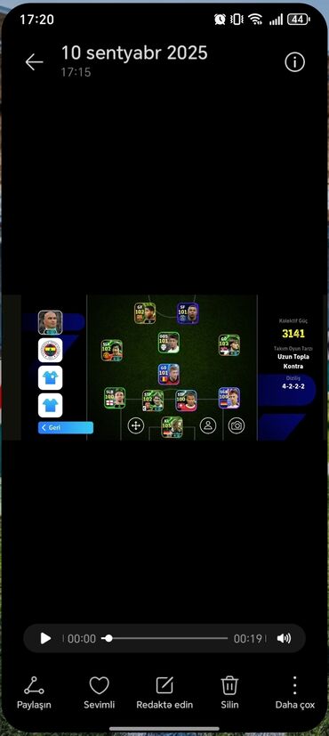 PS2 & PS1 (Sony PlayStation 2 & 1): EFootball mobil oyunu üçün yüksək reytingli hesab/squad - Komanda