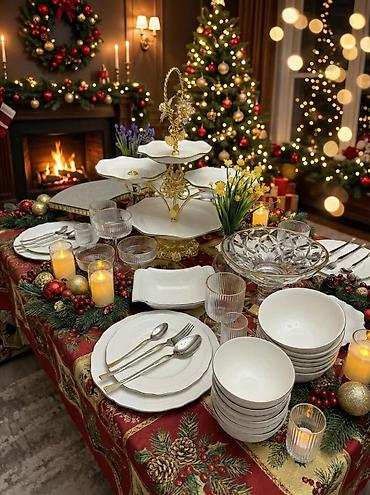 Сервировка стола для праздника: Аренда Дубайской посуды! Новинка! Для особых мероприятий: Куда тосуу — 4