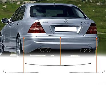 w220 bufer: Mercedes W220 arxa bufer nikeli xromu kantı Şəhər: Bakı Elanın növü — 3
