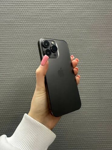 Apple iPhone: IPhone 13 Pro, Б/у, 128 ГБ, Graphite, Защитное стекло, Чехол, 80 %