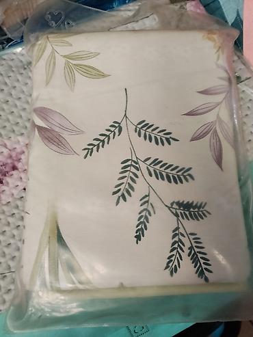 bed sheets: Постельное бельё с растительным принтом - Комплект в индивидуальной — 1