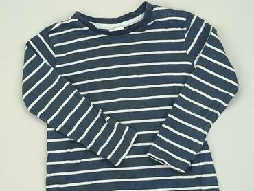 bluzka w beżowe paski: Blouse, H&M, 1.5-2 years, 86-92 cm, condition - Good