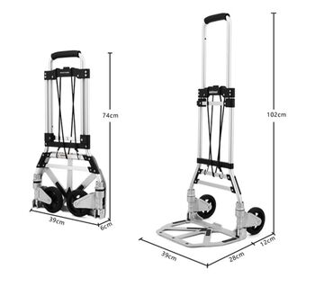 stol i 2 stula: Для груза и товаров тележка. Для дома и офиса. Грузоподъёмность до
