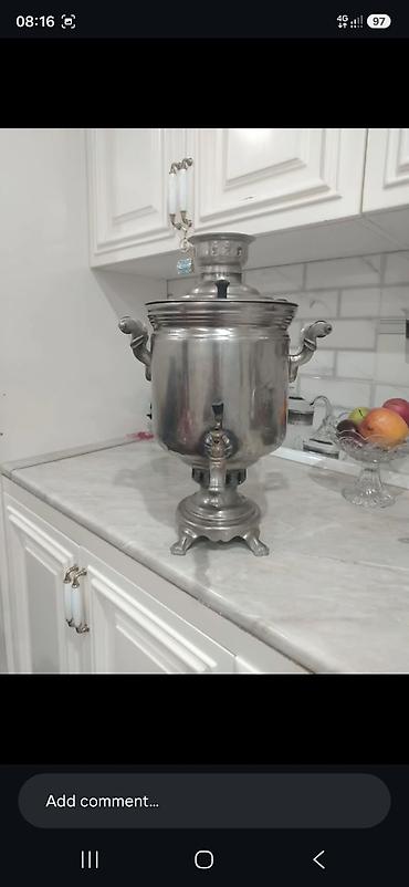 İşlənmiş Od Samovar, 5 l, Ödənişli çatdırılma