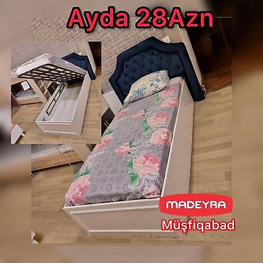 деревянный комод: Mebellər dəsti – Müşfiqabad, Madeyra - Divan: Yumşaq toxumalı, tünd — 4