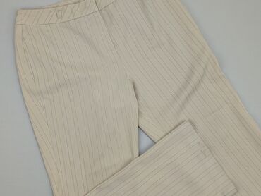 czerwone spodnie materiałowe z lampasami: Material trousers, XL (EU 42), condition - Very good