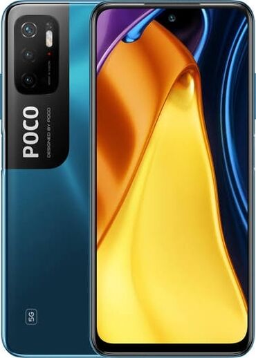 телефоны xiaomi 12: Poco M3 Pro 5G, 64 ГБ, түсү - Көк