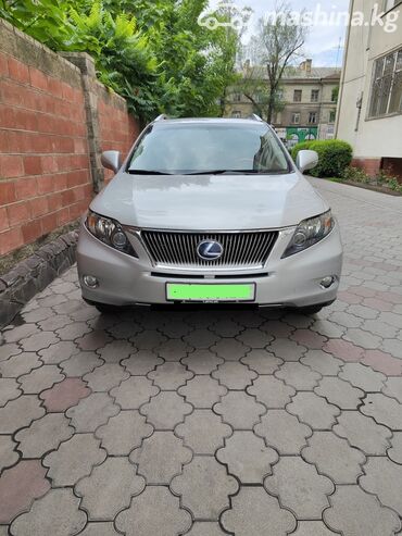 Lexus: Lexus RX: 2011 г., 3.5 л, Автомат, Гибрид, Внедорожник