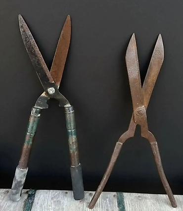 Mexaniki əl alətləri: Kolleksiya üçün köhnə əl alətləri dəsti Tərkib: - Taxta dəstəkli uzun — 2
