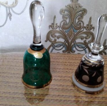 Ev üçün dekor: Çoxdan qalma çex istehsalı zınqırovlar. 2 ədədi 15 manata.WhatsApp