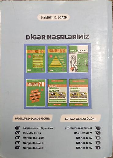 Testlər: Məhsul: “Sınaq İmtahanları – English” (5-ci nəşr) Təsvir: - Buraxılış — 2