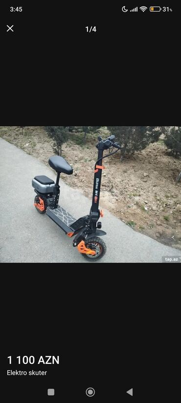 Motonəqliyyatın icarəsi: - RUTİO M4 100 sm3, 2024 il, 50 km